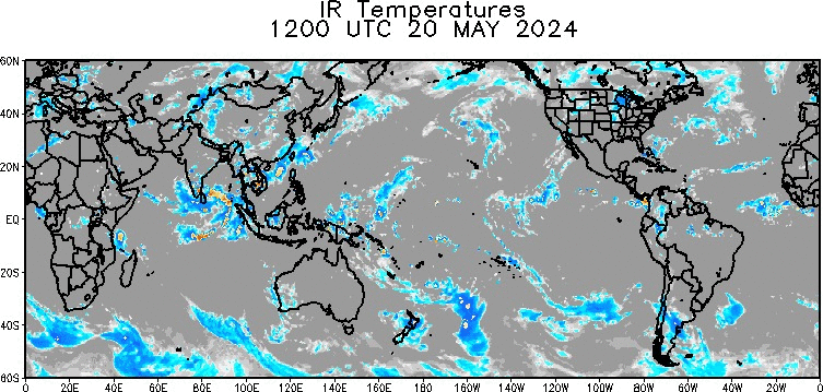 Tropical Pacific Infra Red Temperature Animation