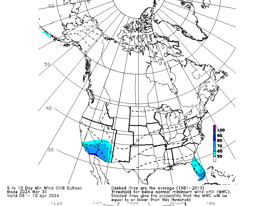 Day 6-10 Wind Chill Outlook Image