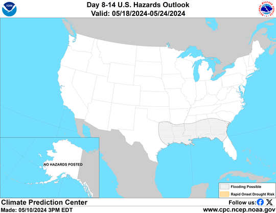 United States 8-14 Day Hazards Outlook