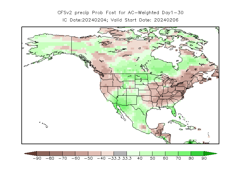 Experimental CFS 30-Day Forecasts