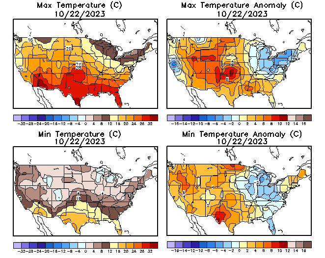 Climate Prediction Center - United States - Temperature Analyses